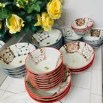 Kafuh Mino Ware Japanese Smiling Cat Maneki Neko Ramen Noodle Rice Soup 1PC Bowl. Fixed Price $42.15.