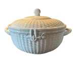 Wedgwood Nantucket Basket Covered Vegetable Bowl. Fixed Price $295.00.
