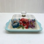 Pioneer Woman Sweet Romance Blossoms Double Butter Dish Fs. Fixed Price $15.00.