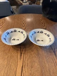 Royal China Cereal Soup Bowls Blue Gold Ducks Set Of 2. Fixed Price $19.99.