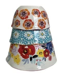 The Pioneer Woman Flea Market 3-PIECE Nesting Bowl Set Excellent. Fixed Price $50.00.