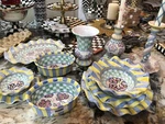 Mackenzie-childs Myrtle Ceramic Chowder Bowl. Fixed Price $168.00.