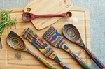 Island Bamboo Rainbow Pakka Wood Utensil Collection Spoons / Tongs More. Fixed Price $28.95.