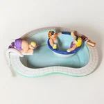 Vintage Lotus 1995 Swimming Pool Hot Tub Party Chip & Dip Set Ceramic Has Wear. Fixed Price $79.99.