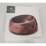 Michael Graves Design Acacia Wood Salad Bowl Nib. Fixed Price $59.99.