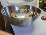 Ikea Bowls Metal Stainless Steel Large 11IN Model 21152 8". Fixed Price $25.00.