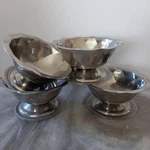 Vtg Set Of Vollrath # 48013 Stainless Steel Sherbet Dessert Bowls Japan -evc. Fixed Price $44.00.