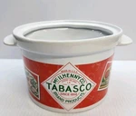 Vintage Tabasco Stoneware Crock #31857 Mcilhenny Houston Harvest. Fixed Price $11.69.