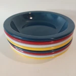 Dallas Ware Melamine Set Of 8 Multicolor 7.5" Soup Dessert Cereal Bowls B-75. Fixed Price $48.00.