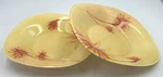 Set 2 Luminarc Sunrise Salad Bowls 8" Yellow Floral Tempered Glass France. Fixed Price $24.90.