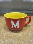 Ncaa Maryland Terrapins Red Mug Bowl Chili Soup Coffee Tailgate Party Snack 32OZ. Fixed Price $29.99.