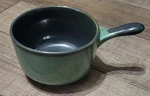 Sango Nova Green - 4935 Onion Soup Bowl With Handle. Fixed Price $12.99.