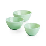 Mosser Glass Jadeite Mixing Bowl (set Of 3), Green. Fixed Price $92.98.
