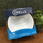 New Boxed Set Of 6 Corelle Soup/cereal Bowls, Vitrelle Extra Strength Glass. Fixed Price $24.00.