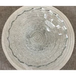 Vintage Indiana Glass Whitehall Pattern Cubist Footed Bowl Sawtooth 10". Fixed Price $12.11.