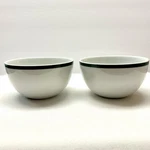 2 Williams Sonoma Brasserie Green Soup Cereal Bowl Japan, Disc. Euc!. Fixed Price $120.00.