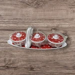 Temp-tations Set Of 3 Melamine Serve And Store Bowls With Tray! New Box!. Fixed Price $28.00.