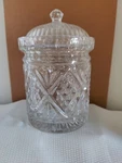 Dublin Crystal Biscuit Box. Shannon By Godinger- New. Fixed Price $24.95.
