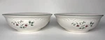 Pfaltzgraff Winterberry Christmas Cereal Soup Bowls 6" X 2" Holly Set Of. Fixed Price $12.25.