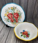 The Pioneer Woman Spring Bouquet Cereal Bowl & Salad Plate Floral New Retired. Fixed Price $12.95.