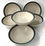 Pfaltzgraff Juniper Set Of 6" Soup Cereal Bowls Stamped Usa. Fixed Price $24.99.