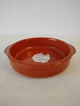 Spanish Terracotta Clay Serving Baking Dish Cazuela Glazed Red Brown.. Fixed Price $24.50.