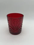 Godinger Old Fashioned Glass Dublin Collection Ruby Red Crystal. Fixed Price $8.10.