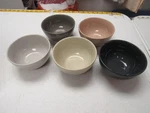 Mora Ceramic Cereal / Soup Bowls (5). Fixed Price $45.00.