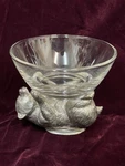Solid Pewter Bear Glass Serving Bowl Vagabond House Dip/nut/sauce/condiment. Fixed Price $119.00.