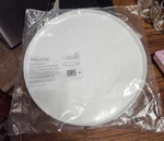 Pampered Chef Salad Bowl Lid #2316 White 7 Qt 10 3/4" New In Sealed Package. Fixed Price $10.00.