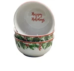 Royal Norfolk Christmas Holly Wreath Cerea Bowls Brand New 3 X 6 Set Of. Fixed Price $25.88.