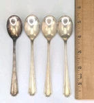 Oneida Hotel Seneca Silver-plate Silverware Set Ice Cream Dessert Spoons. Fixed Price $15.00.