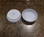 Set (2) Temptations Woodland 6.5" Gray 18 Oz Soup, Cereal Bowls. Oven Safe. Fixed Price $21.95.