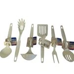 Ekco Kitchen Utensil Set White New Spectrum Nylon Piece Nostalgia Mcm 1986. Fixed Price $29.99.