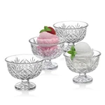 Leaded-crystal Ice Cream Dessert All Purpose Serving Bowls Dublin , Set Of 4. Fixed Price $44.42.