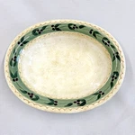 Oneida Oliveto Large Hand Painted Oval Salad Serving Bowl 14.5" X 11-3/4". Fixed Price $24.99.