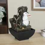 Cascading Rock Tabletop Fountain, Cute Indoor Waterfall With Colored. Fixed Price $44.58.