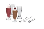 9-PIECE Ice Cream Serving Set 4 Cups, Spoons, 1 Scoop For Sundaes, Milksh.... Fixed Price $47.60.