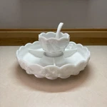 Westmoreland Glass Appetizer Relish 3PC. Paneled Grape Line 1881 PG-32. Fixed Price $49.99.