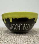 Rae Dunn Witch Brew Halloween Bowl Black Green Slime Drip 6 5/8 New. Fixed Price $9.00.