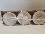 New Rae Dunn Eat Taste Dipping Bowl Set Pinch Dash Wood Tray By Magenta. Fixed Price $29.99.