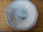 Mikasa - Country Place Blue Star 9 3/4" Serving Bowl #FR501/ Mint Condition. Fixed Price $19.95.