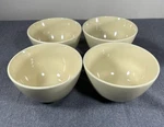 Crate And Barrel Yellow Bowls Soup Cereal Ice Cream Everyday 3.75" Deep Set 4. Fixed Price $32.96.