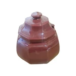 Mikasa Octagonal Cream 6106 Sugar Bowl Cinnabar Japan 4.25" Tall Excellent. Fixed Price $20.00.