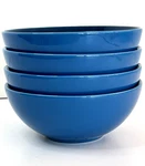 Creuset Stoneware Vancouver Soup Salad Cereal Bowls (4) Marseille Blue. Fixed Price $78.85.