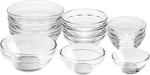 3 Sizes Of Glass Prep Sets, Clear Small Pinch For Salt, Spices And. Fixed Price $27.99.
