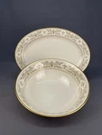 2 -pc Lenox Noblesse 13" Oval Serving Platter + 9" Round Bowl: Mint. Fixed Price $149.99.