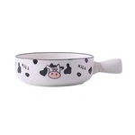Luozzy Ceramic Salad Bowl Cereal Dishes Plates With Handle Creative Fru. Fixed Price $39.80.