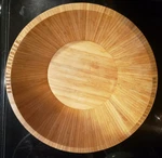 Harley Davidson Wooden Branded Salad Bowl. Fixed Price $15.00.