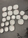 Veweet Porcelain Plates Set Of 19 Floral Blossom, Dinner, Salad, Bowls & Lg. Fixed Price $39.99.